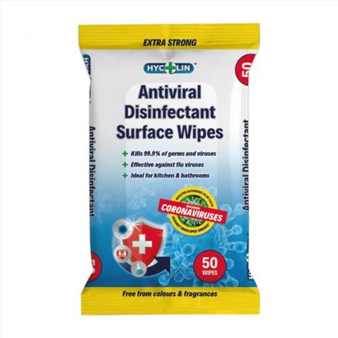 ANTIVIRAL DISINFECTANT WIPES