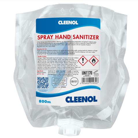 HAND SANITIZING SPRAY POUCH