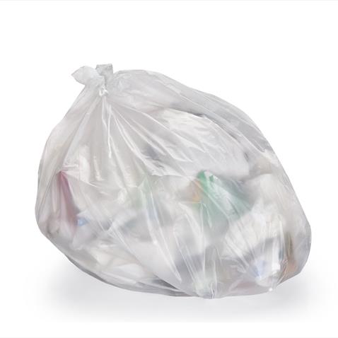 CLEAR REFUSE SACKS