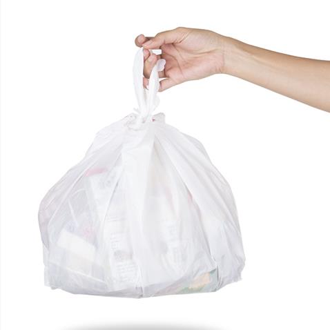 WHITE SQUARE BIN LINERS