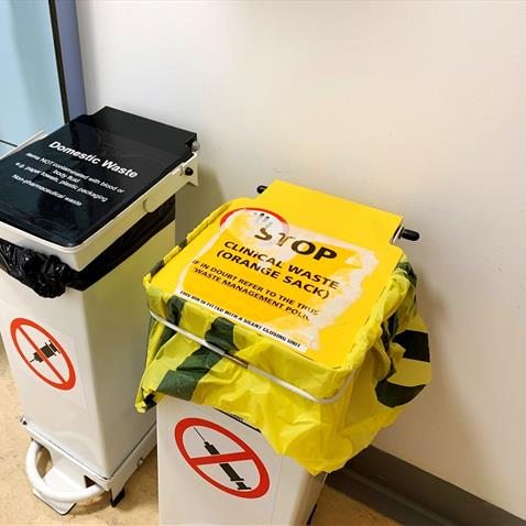 YELLOW CLINICAL WASTE SACKS